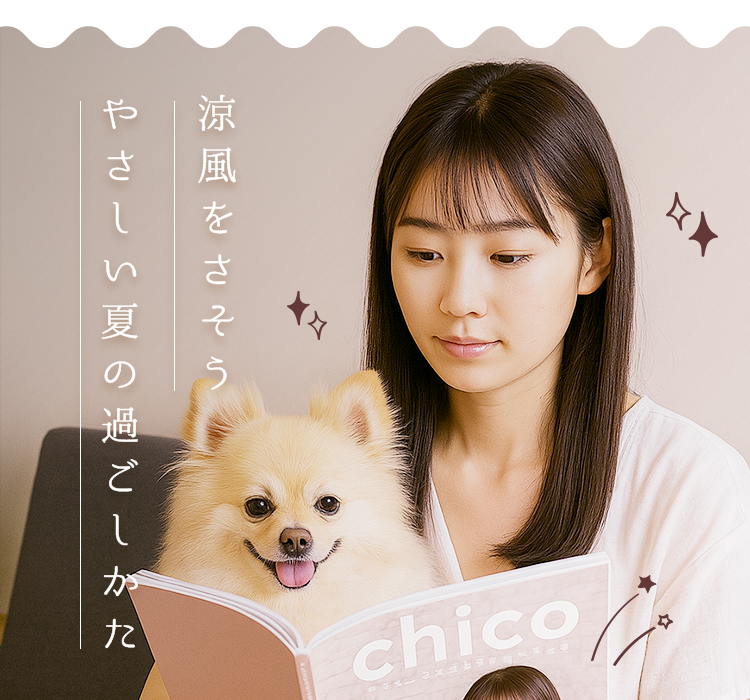 涼風をさそうやさしい夏の過ごしかた